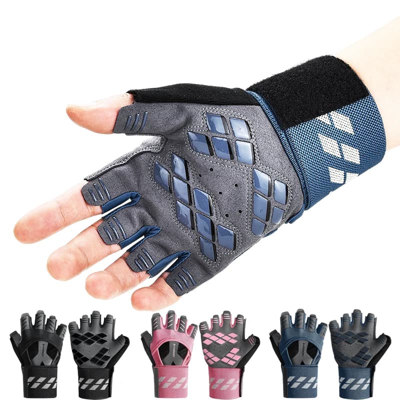 Gym Gloves without fingers Fitness Gloves for training Bodybuilding Gel Gloves for sports training Women's Weight Lifting Gloves