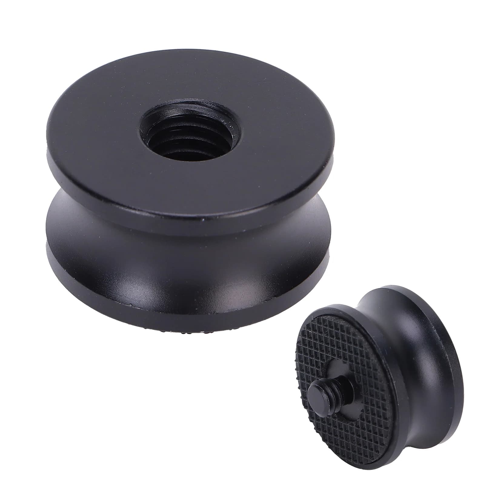 Tripod Screw Adapter 3/8 to 1/4 3/8 Inch Female to 1/4 Inch Male Threaded Adapter for Tripod Monopod Ballhead Camera Light Stand