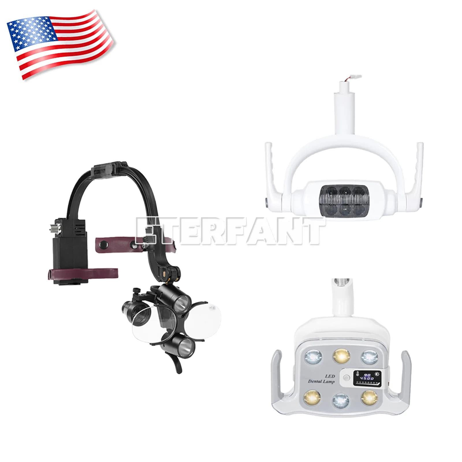 5W LED Front Light, 2 LED/6 LED 8W/9W, 8W/9W LED Oral Lamp with Induction Sensor