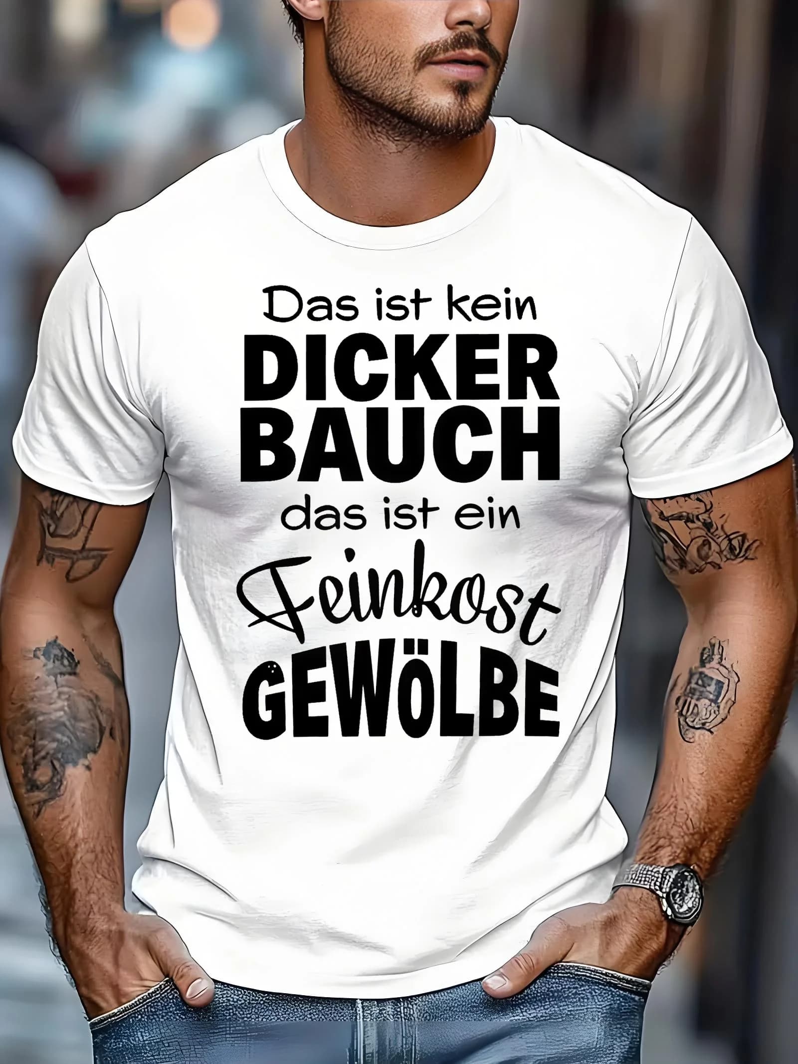 T-shirt sportiva casual da uomo per esterni con motivi inglesi, maglietta estiva casual a girocollo a maniche corte