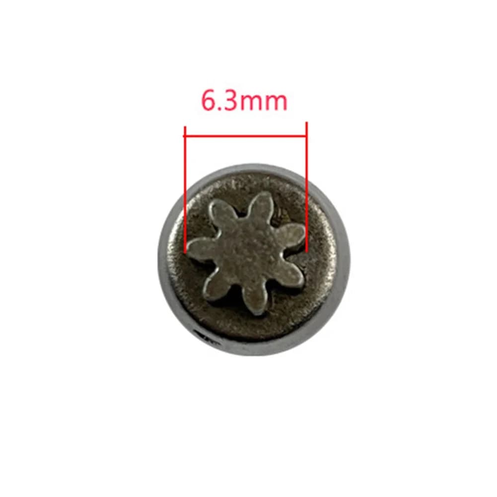 Set di Ingranaggi per Chiave Elettrica, Diametro Albero 4.98mm, 5 Pezzi, 7 Denti, Accessori Adattatore in Metallo per Utensili Elettrici