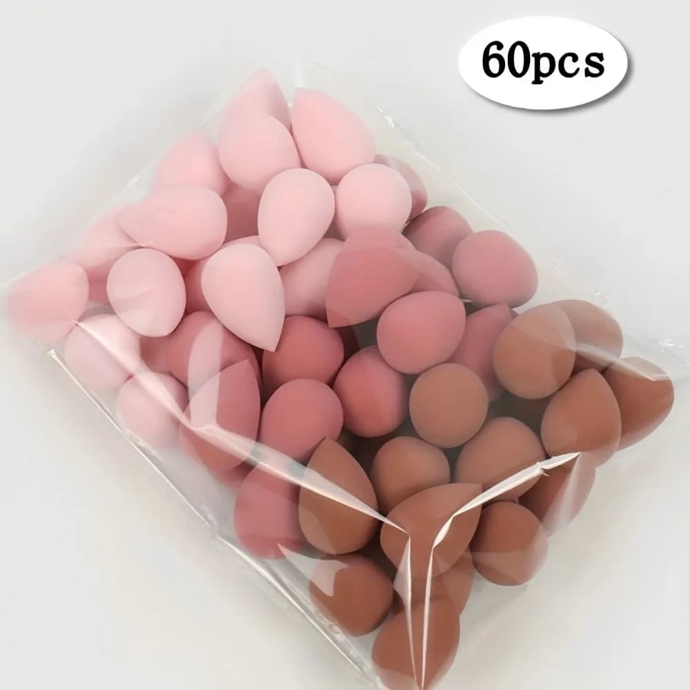 12/60PCS Multicolor Makeup Sponge Blender Beauty Egg Soft Foundation Sponges Cosmetic Puff Women Make Up Accessories Maquillaje