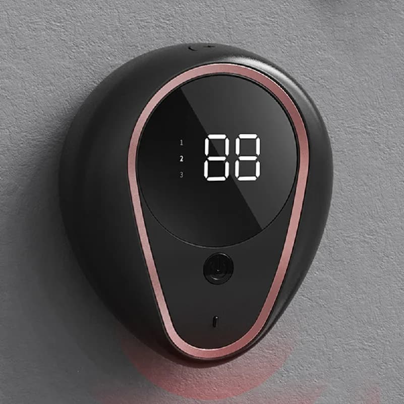 Dispenser Automatico di Sapone a Schiuma da Parete con Sensore a Infrarossi, Macchina per Disinfettante Mani per Bagno, Cucina, Ufficio