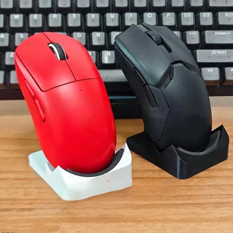 1 PCS 3D Printing Wireless Mouse Monitor Stand Mouse Stand Desktop Ornament