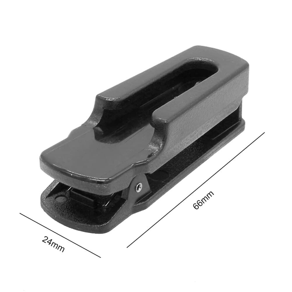 2pcs Back Clip Accessories Plastic Two Way Radio Back Belt Clip Replacement Parts for Baofeng BF-9700 -9R PLUS BF-A58 BF-R760