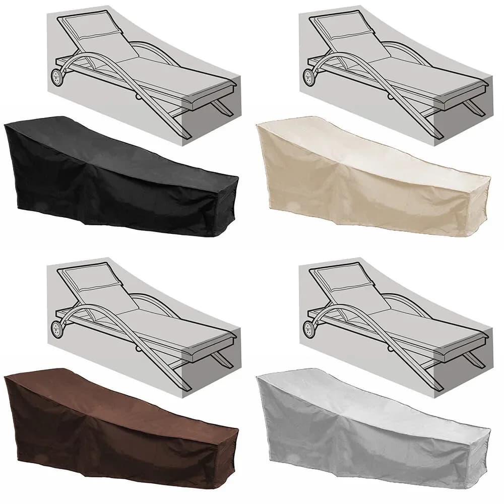 For protection set for wicker sofas Outdoor garden cover for chaise lounge Cover for rain and snowproof furniture