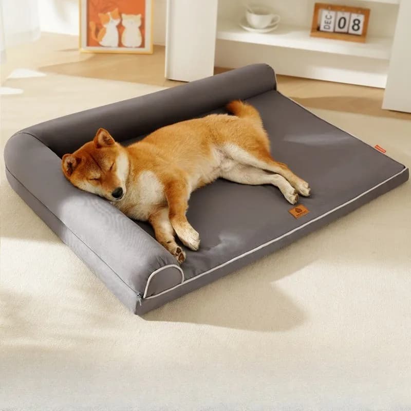 Waterproof Oxford Fabric Dog Bed Four Season Removable Washable Pet Sofa Cushion Summer Anti Slip Sleeping Kennel