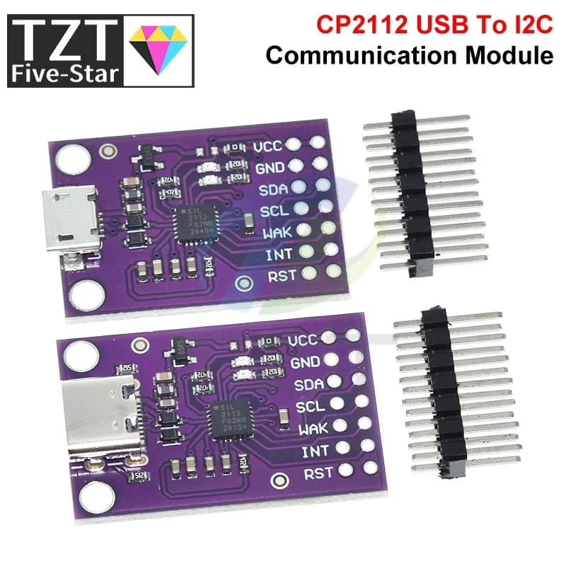 TZT 1/3PCS CP2112 Scheda di debug USB a modulo I2C per Arduino