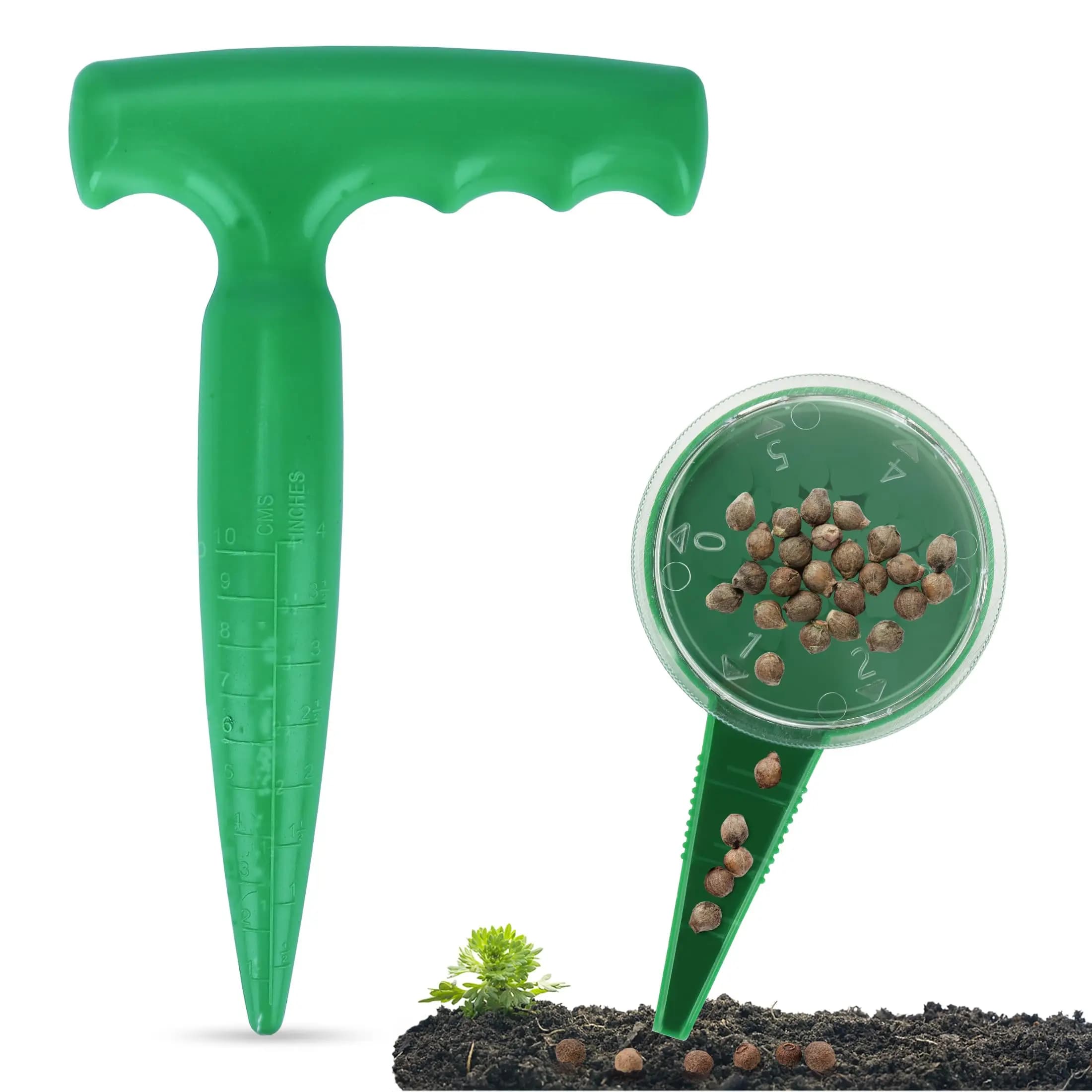 Manual Dibbler Gardening Tool Plant Dibber for Measuring Seeds Seeds Planter for Orchard