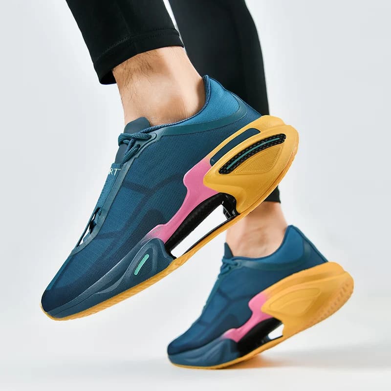 Scarpe da corsa da uomo ultraleggere con suola intera in carbonio e assorbimento degli urti, scarpe sportive professionali per ragazzi e adolescenti