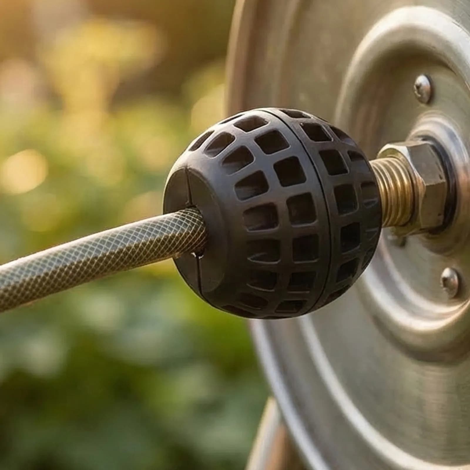 Rubber ballast for garden hose, with 8 mm hole, for air/water hose, for irrigation and outdoor use