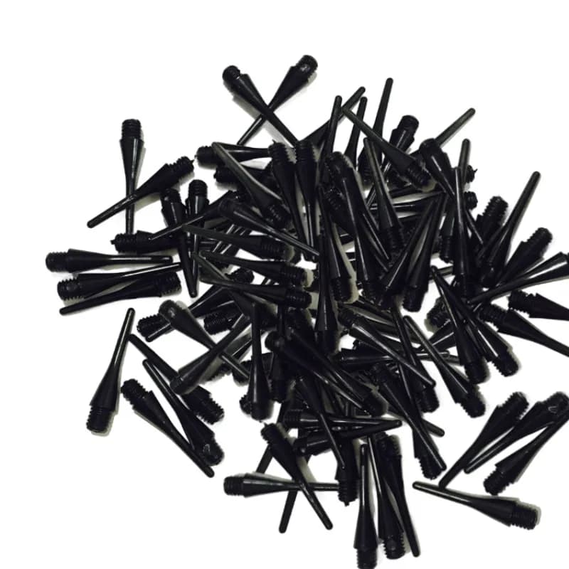 50 Pezzi Punte in Plastica Morbida da 4,5mm, Ricambi per Freccette, Nuove Punte di Sicurezza in Plastica Bianca, Accessori per Freccette