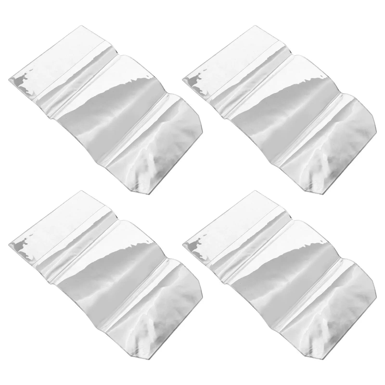 4 copertine trasparenti in plastica A5, custodie protettive impermeabili in PVC per quaderni, agende, scrapbook, scuola, ufficio.