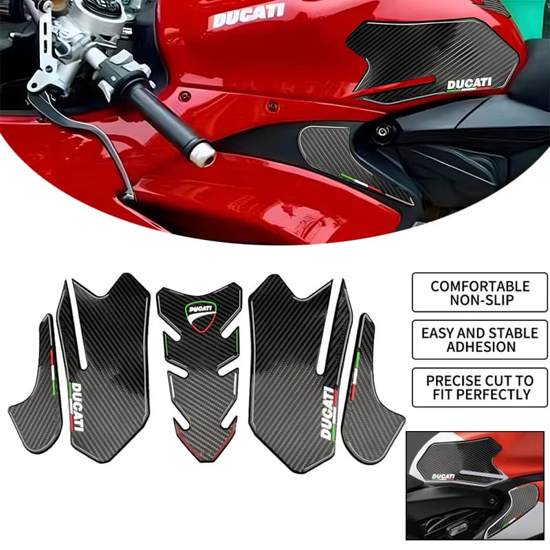 Adesivi per Pad serbatoio carburante moto 3D Tankpad per DUCATI PANIGALE V2 899 959 1199 1299 adesivo copertura serbatoio accessori decorazione