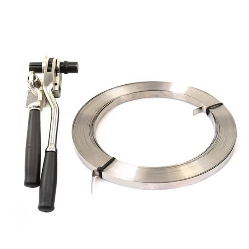 Heavy Duty Ratchet Steel Band Tool for Hose Clamps Cable Tie