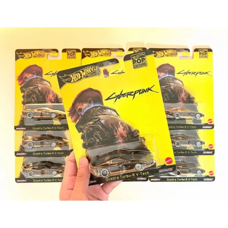 Originale Hot Wheels HXD63 Pop Culture Serie Cyberpunk 2077 Airwolf Vigilia Di Natale Horror Modello di Auto Collezione Giocattoli Modello di Auto