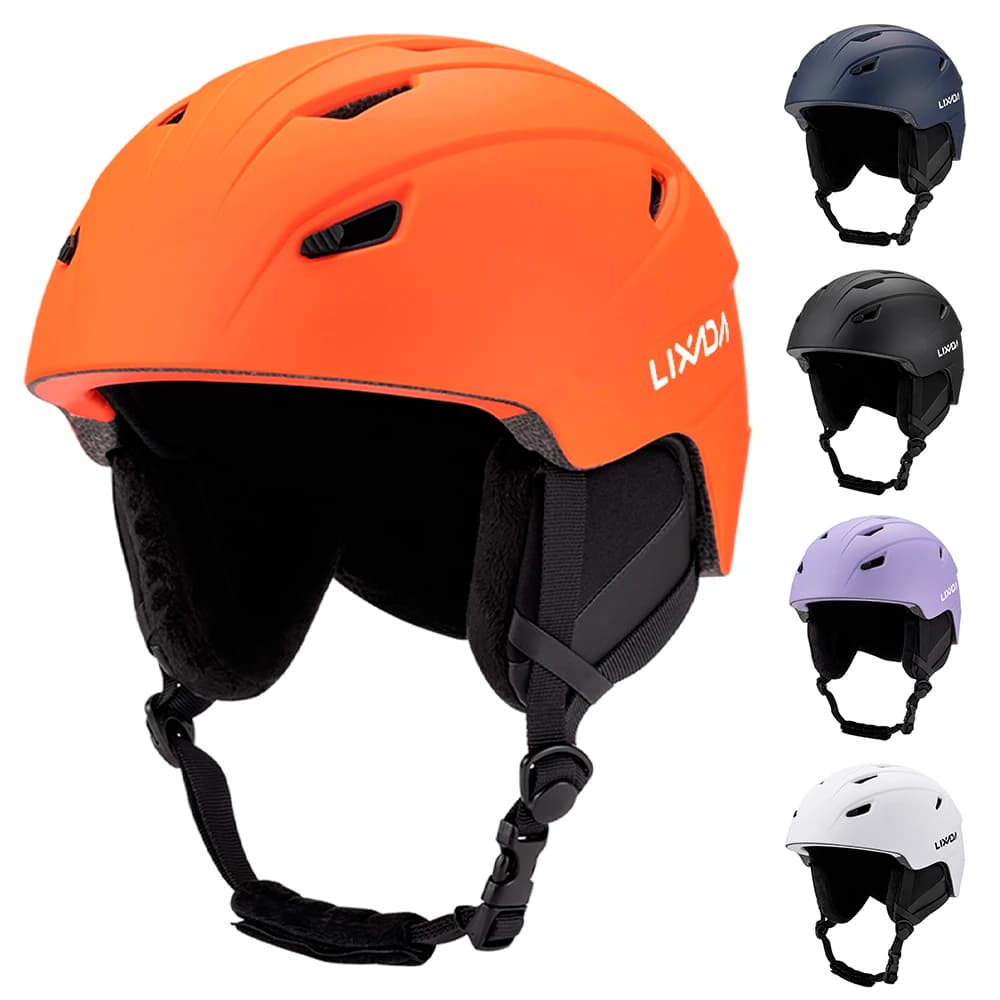 Casco da sci caldo integrato Casco da snowboard leggero e confortevole regolabile