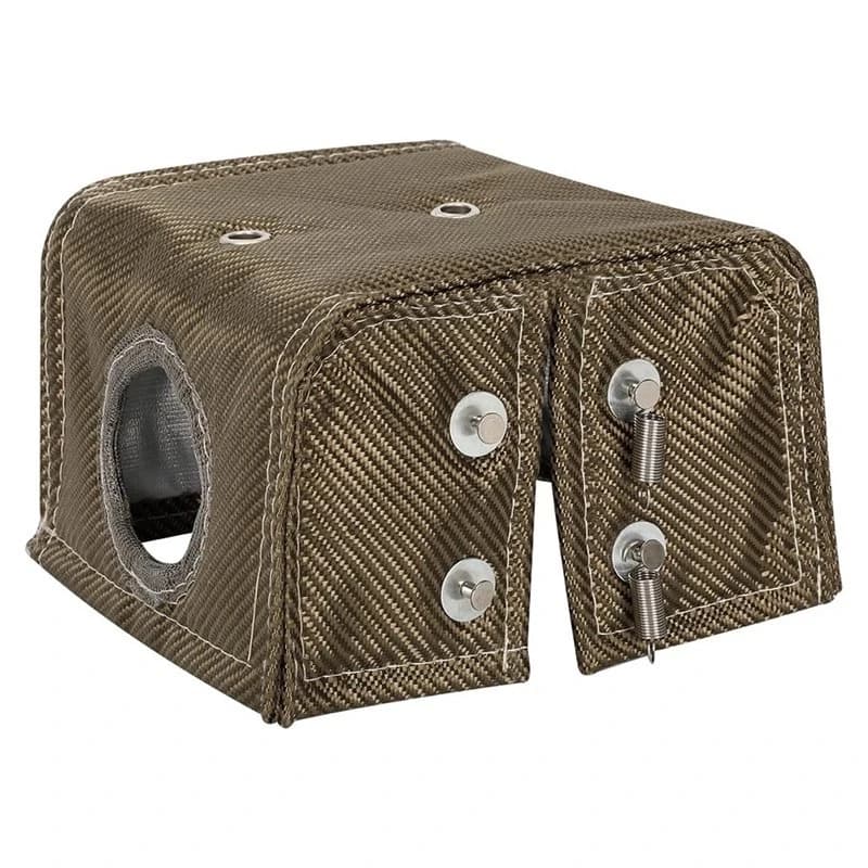 NEW-Heat Shield Muffler Blanket Cover Fits For Chinese Mini Excavator Skid Steer Quick Lock Side Spring Clip Wrap