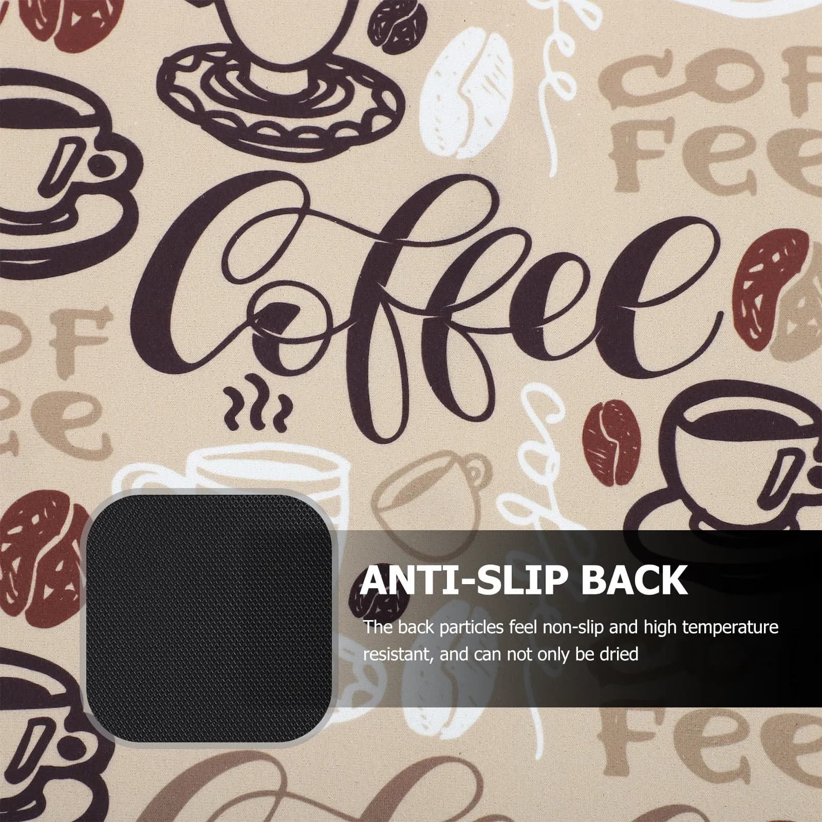 Nonslip Coffee Maker Mat Absorbent Coffee Bar Countertop Kitchen Protection Pad Absorbent Dish Drying Mat Bar Supplies