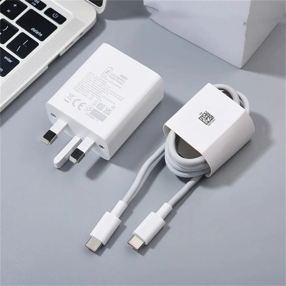 88W Huawei Pura 80 70 UItra P60 Pro Caricatore super veloce Doppia porta USB C Adattatore di alimentazione Cavo 6A per Mate 70 60 50 Pro RS X5 X3 X6