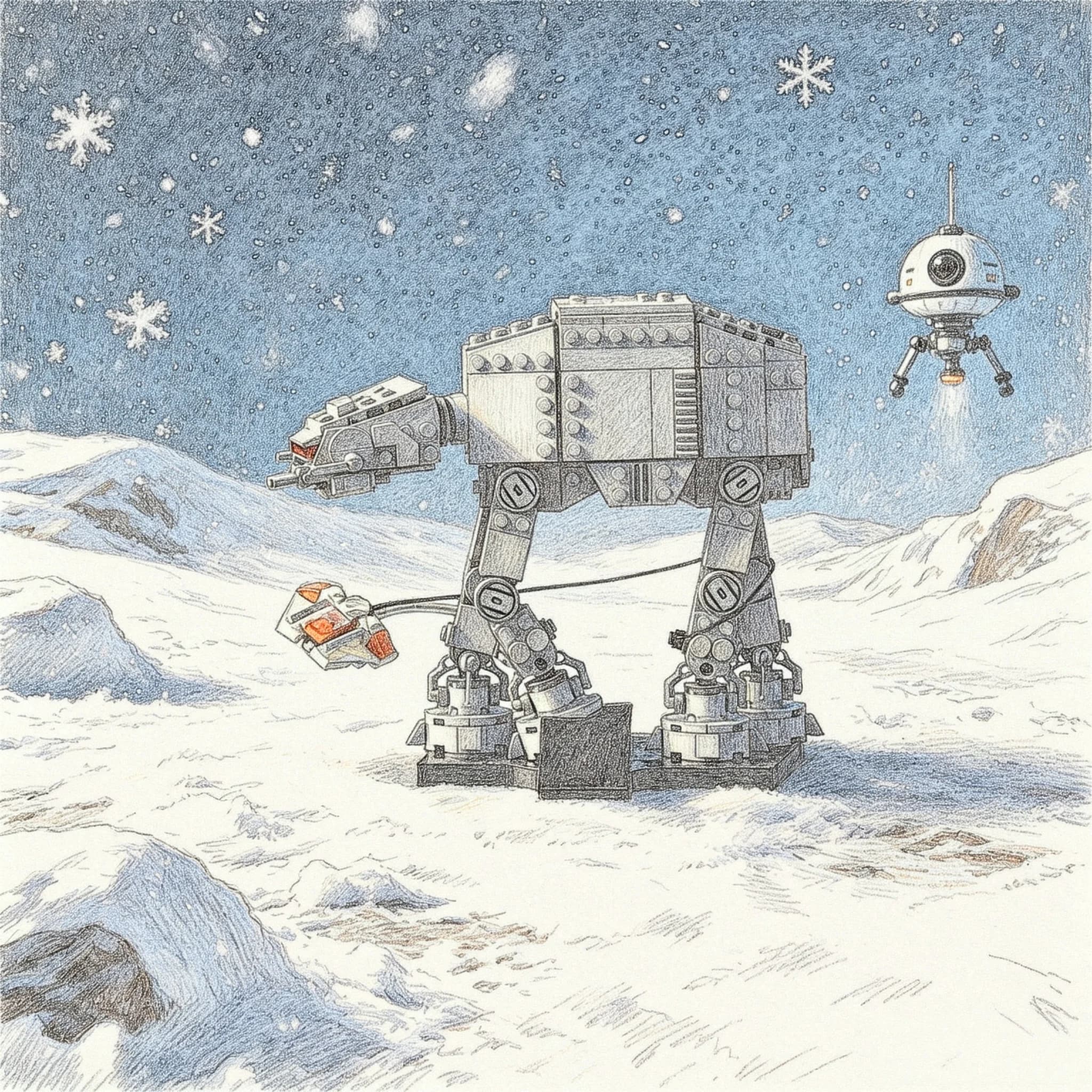 Nuovo modello meccanico camminante creativo 2026 per giovani uomini, modello sci-fi dettagliato in mattoncini, regalo ideale per feste di amici e giocattoli per le vacanze