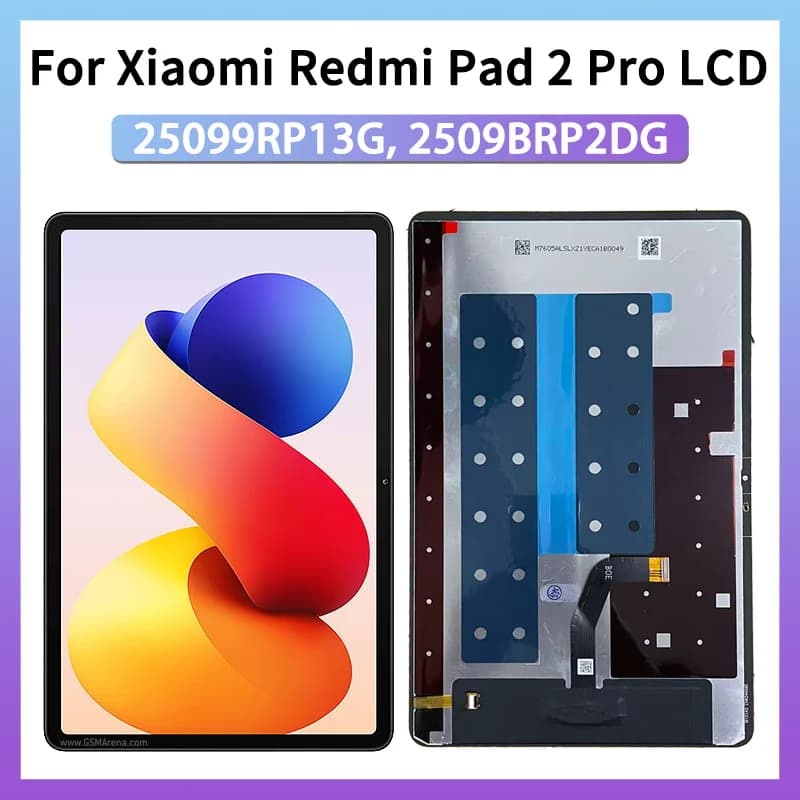 12.1 Inch 25099RP13G 2509BRP2DG Premium Lcd For Xiaomi Redmi Pad 2 Pro 5G LCD Display Screen Touch Digitizer Assembly