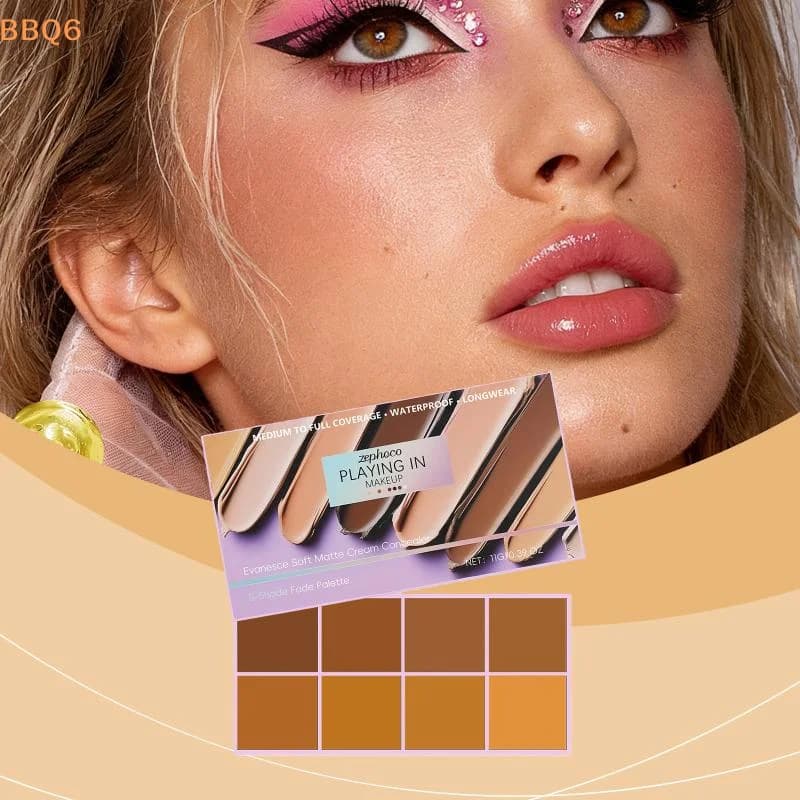 *Long-lasting Waterproof Soft Matte Gradient Concealer Naturally Lightweight and Smooth Transparent Makeup Gradient Concealer
