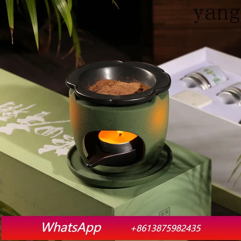 LTT Ceramic Burner for Aromatherapy, Insulated Air Mat for Interior, Candle and Incense Ornament