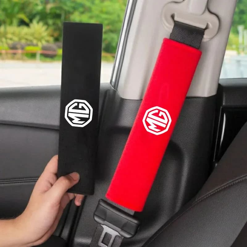 2 Pieces Covers Safety Belt for Car, Protective Bearing for MG ZS HS GT HECTOR MG3 MG5 MG6 MG7, Car Accessories