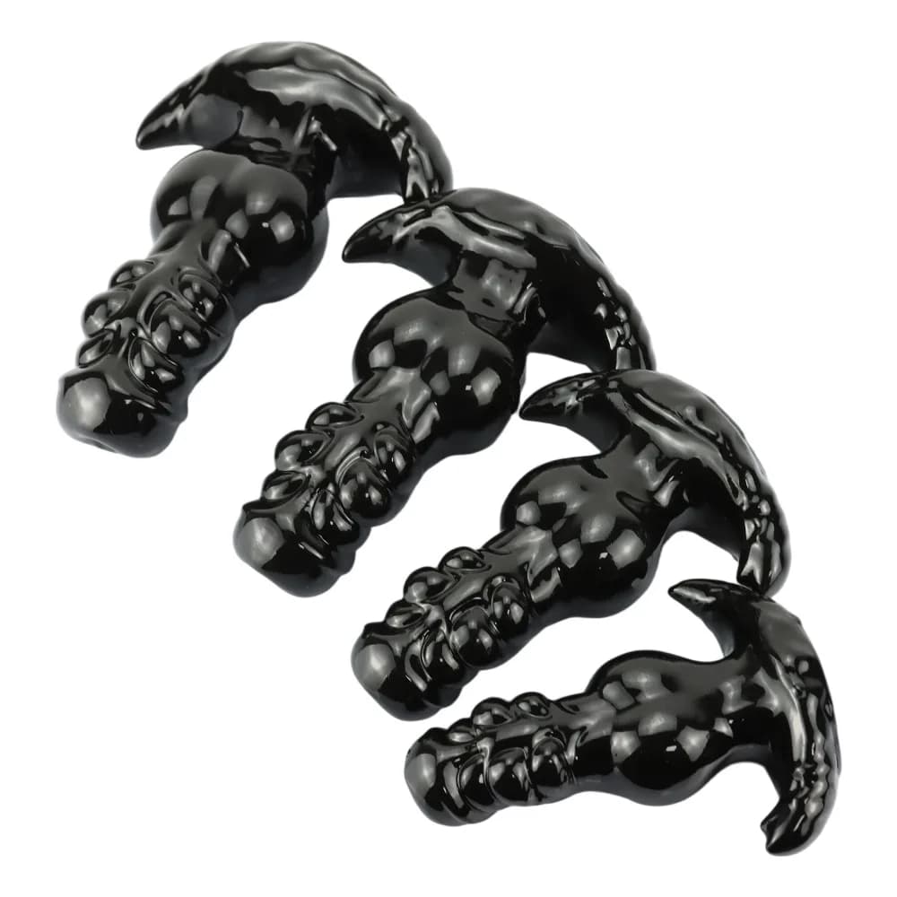 Male and female pull-up masturbator boat anchor base worn outdoors with anal plug super large super thick irregular shaped penis