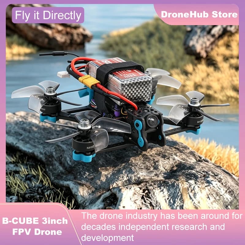 B-CUBE 3inch FPV Drone Frame Kit Carbon Fiber Racing Drone Quadcopter INAV Beatflight F722 F745 Ardupilot Flight Control