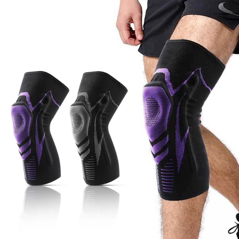 Ginocchiere fitness Ginocchiere da basket Protezione da uomo Supporto pressurizzato Equipaggiamento da corsa Protezione per tutore da pallavolo Sicurezza sportiva