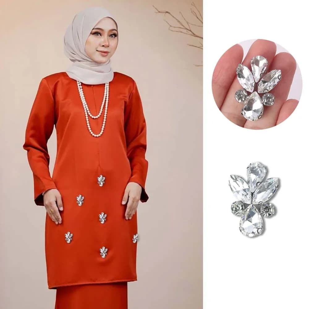 Crystal Beaded Iron On Diamond Patch ricamo Applique Heat Patch colla su strass per giacche abbigliamento Jeans t-shirt