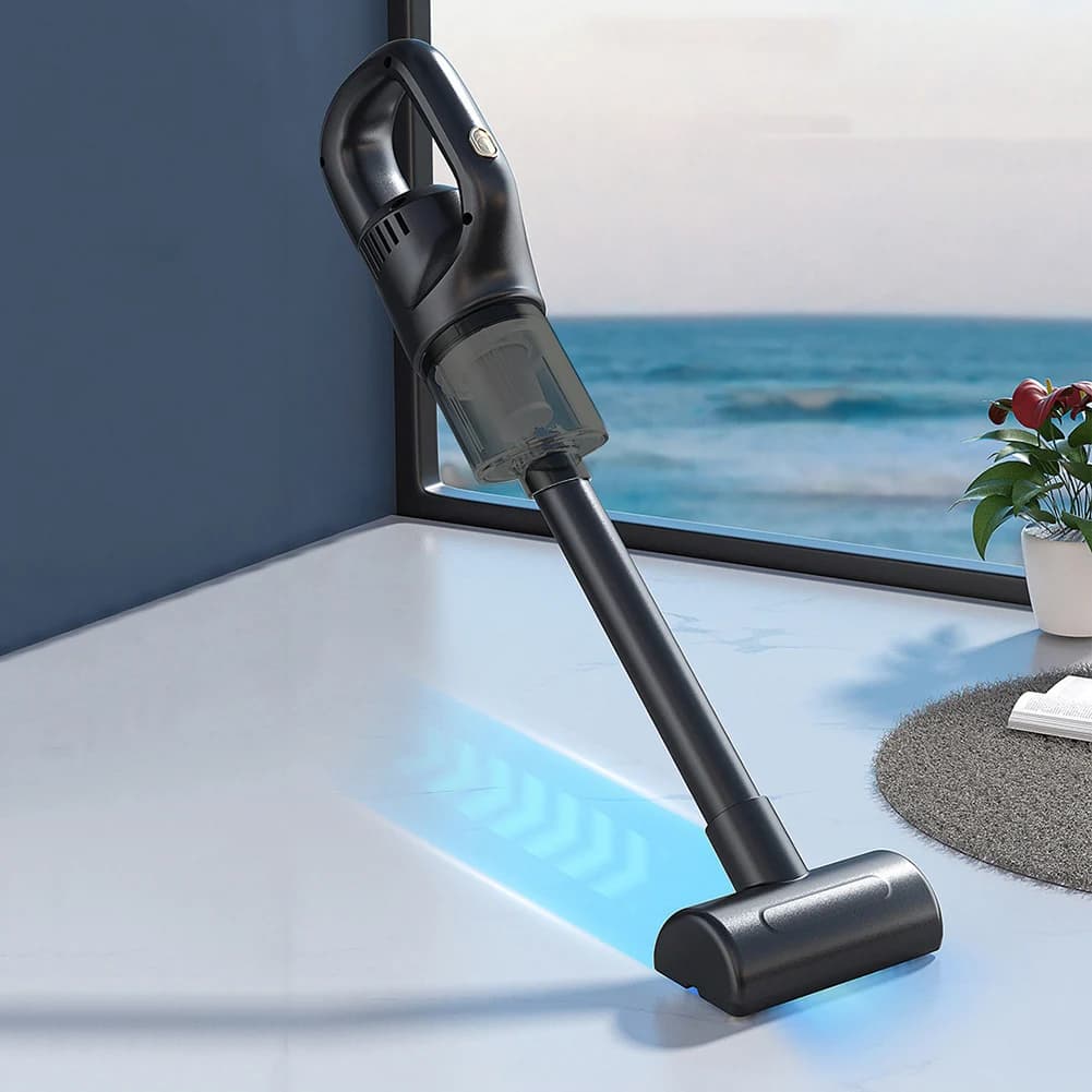 Aspirapolvere per auto Aspirapolvere per auto wireless ad alta potenza Forte aspirazione con scatola per la polvere staccabile per la pulizia della casa dell'auto
