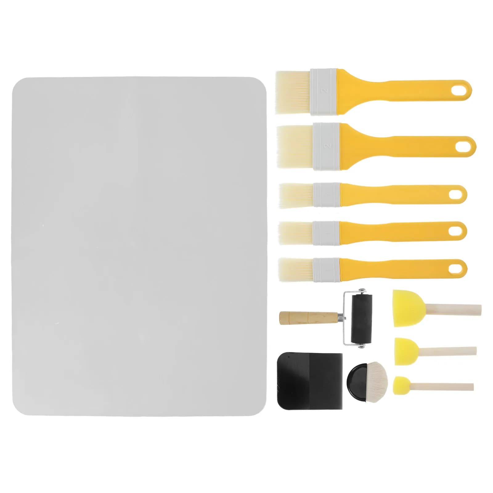 1Set Complete Decoupage Tool Set Compact Portable Hobby Kit for Scrapbooking Paper Craft Vintage Decoupage Art Supplies Collage