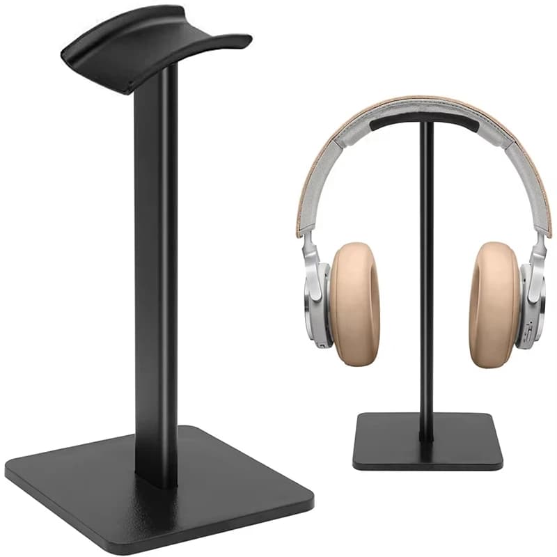 Supporto universale in plastica rigida per cuffie, supporto da tavolo per cuffie da gaming e auricolari