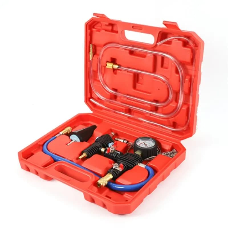 Kit di Riempimento Radiatore Auto con Sistema di Spurgo a Vuoto e Adattatori per una Gestione Efficiente del Refrigerante