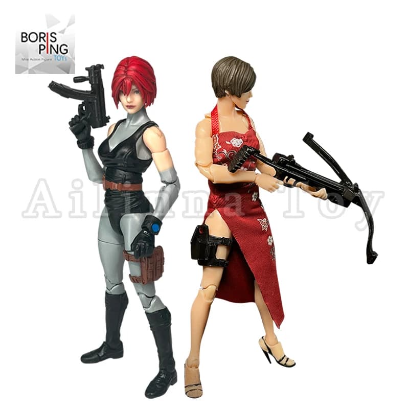 Boris Ping Toys AK18 Serie 1/18 Action Figure Wave 2 Agente Wang e Avina (Standard) Modello Anime