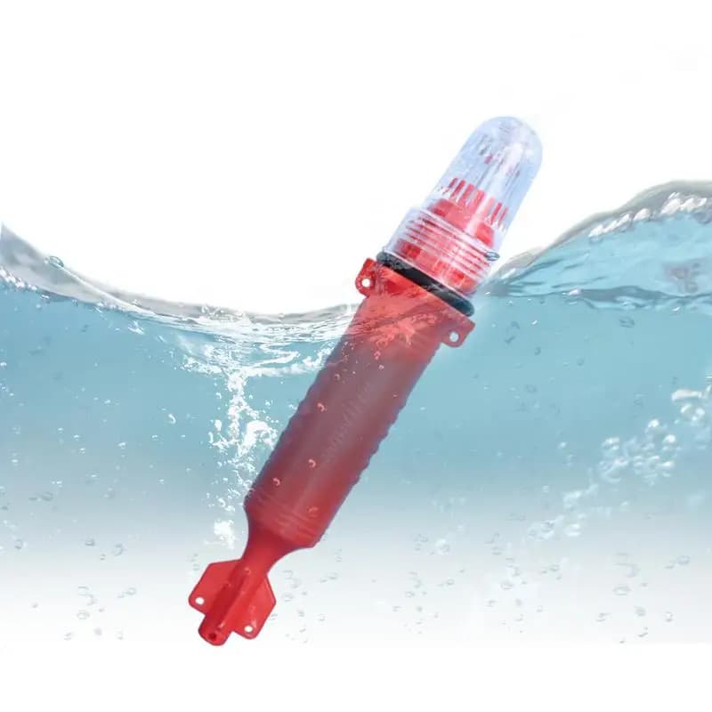 Pesca Led Flares Fish Luring Tool Day Night Fishing Light Safety Flares Boating Flares canottaggio Safety Kit Fish Luring Light