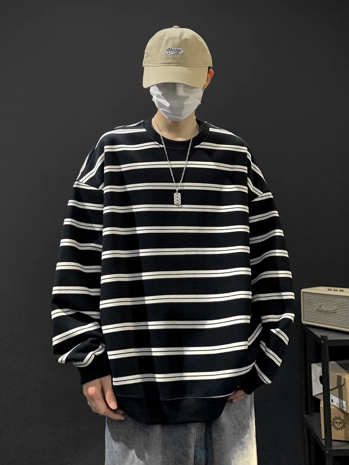 Felpe da uomo senza cappuccio con zip, abbigliamento maschile, stile baseball, casual, elegante, regolare, disponibile per autunno inverno, modello avanzato.