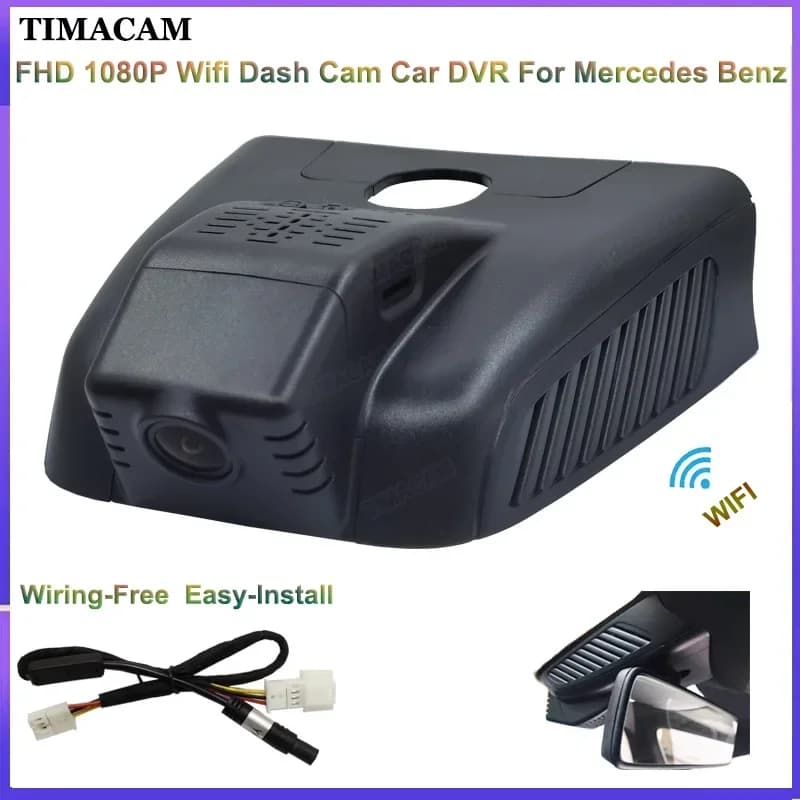 For Mercedes Benz Class A 180 A200 A220 w177 2019 2020 2021 Dash Cam Full HD 1080P Wifi Auto DVR Digital Video Recorder