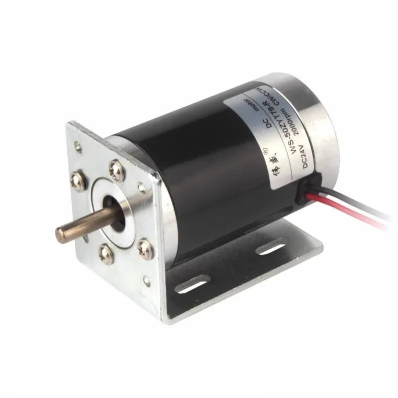 Motore 50ZYT78-R PMDC con staffa di supporto 12v 24v 2000~6000rpm 50mm Spazzola magnetica permanente DC CW/CCW Motore elettrico