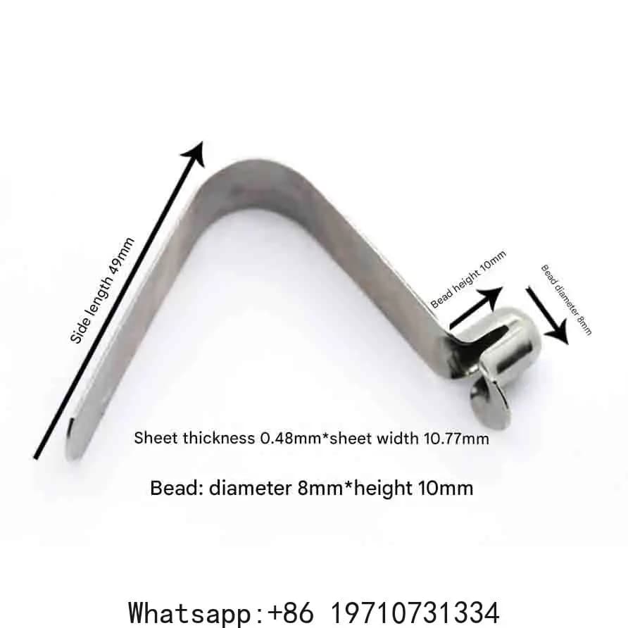 50 Pezzi Clip a Molla Singole Cava da 8MM Colori Assortiti per Kayak, Pagaie, Pali da Tenda, Tubi, Tendalini e Telescopi