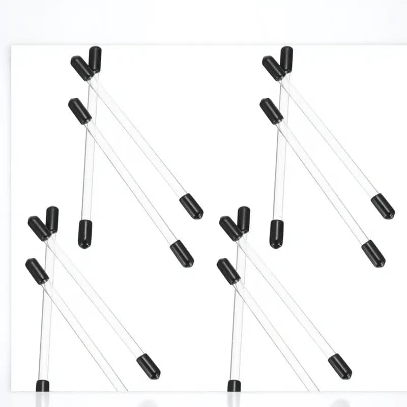 12Pcs Incense Tube Transparent Acrylic Holder Storage Box for Incense Stick Aroma Stick Fragrance Container