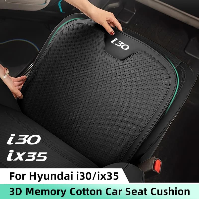 Leather Car Seat Cover Protective Cover for Front Seat cushion breathable and non-slip for seat cushion accessories Hyundai ix35 i30