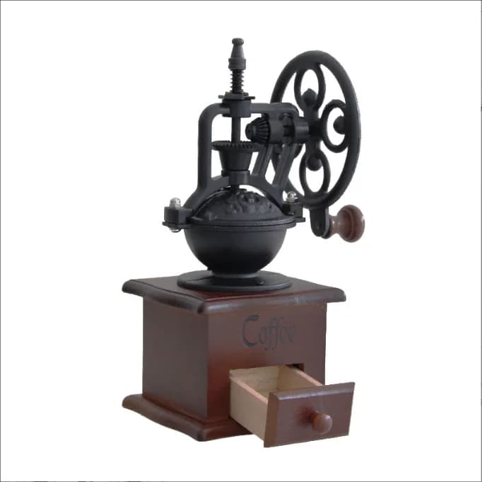 Vintage Ferris Wheel Coffee Grinder Hand Crank Coffee Bean Grinder Household Manual Coffee Bean Machine Hotel Commercial
