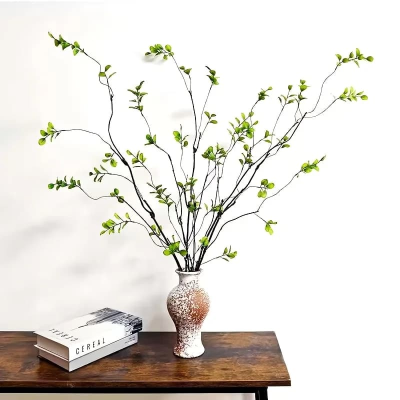 2/12 Rami Senza Vaso, Rami Artificiali di Banyan, Rami Simulati di Eucalipto Lunghi 57 cm, per Decorazioni Primaverili, Decorazioni da Tavolo, Centrotavola per Vasi, Decorazioni per Ufficio, Fiori Artificiali, Foglie d'Acero Artificiali, Ghirlande di Foglie Rosse Autunnali, Piante Verdi per Decorazioni Domestiche, Ingresso, Casa Modello, Decorazioni con Frutta, Fiori Artificiali, Foglie d'Acero Autunnali Artificiali, Fiori Finti, Piante Verdi Artificiali, Ornamenti con Foglie Autunnali, Rami Secchi per Tavolo da Pranzo Soggiorno, Decorazioni Floreali Stile Wabi-Sabi.