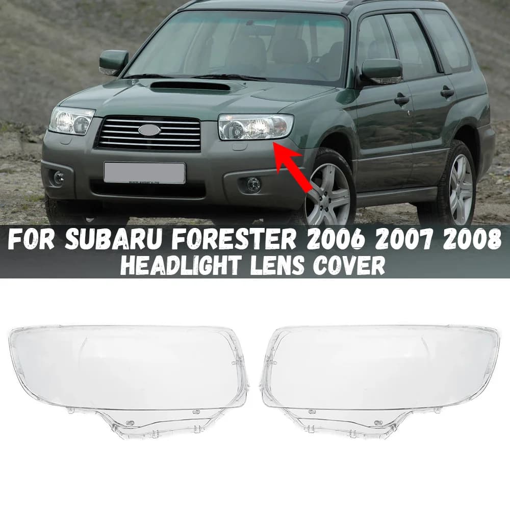 For Subaru Forester 2006 2007 2008 lighthouse transparent cover lighthouse housing in Plexiglass replace the original lens
