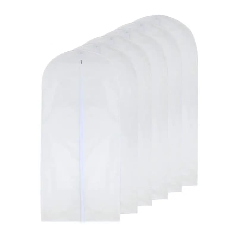 ABDJ-Hanging Garment Dust Cover Bag-Translucent Waterproof For Wardrobe Storage Clothes Protector Large Size(60X140cm)