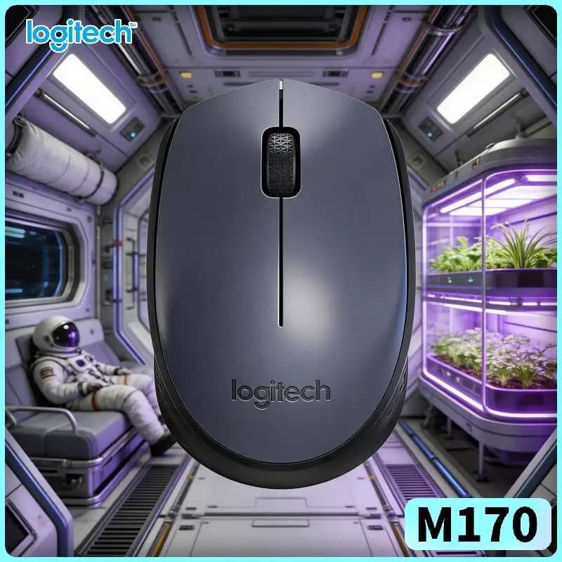 Mouse Ottico Wireless Logitech M170 a Controllo Preciso, 2.4GHz, Portata 10m, Batteria 12 Mesi, per Ufficio, Casa e Gaming